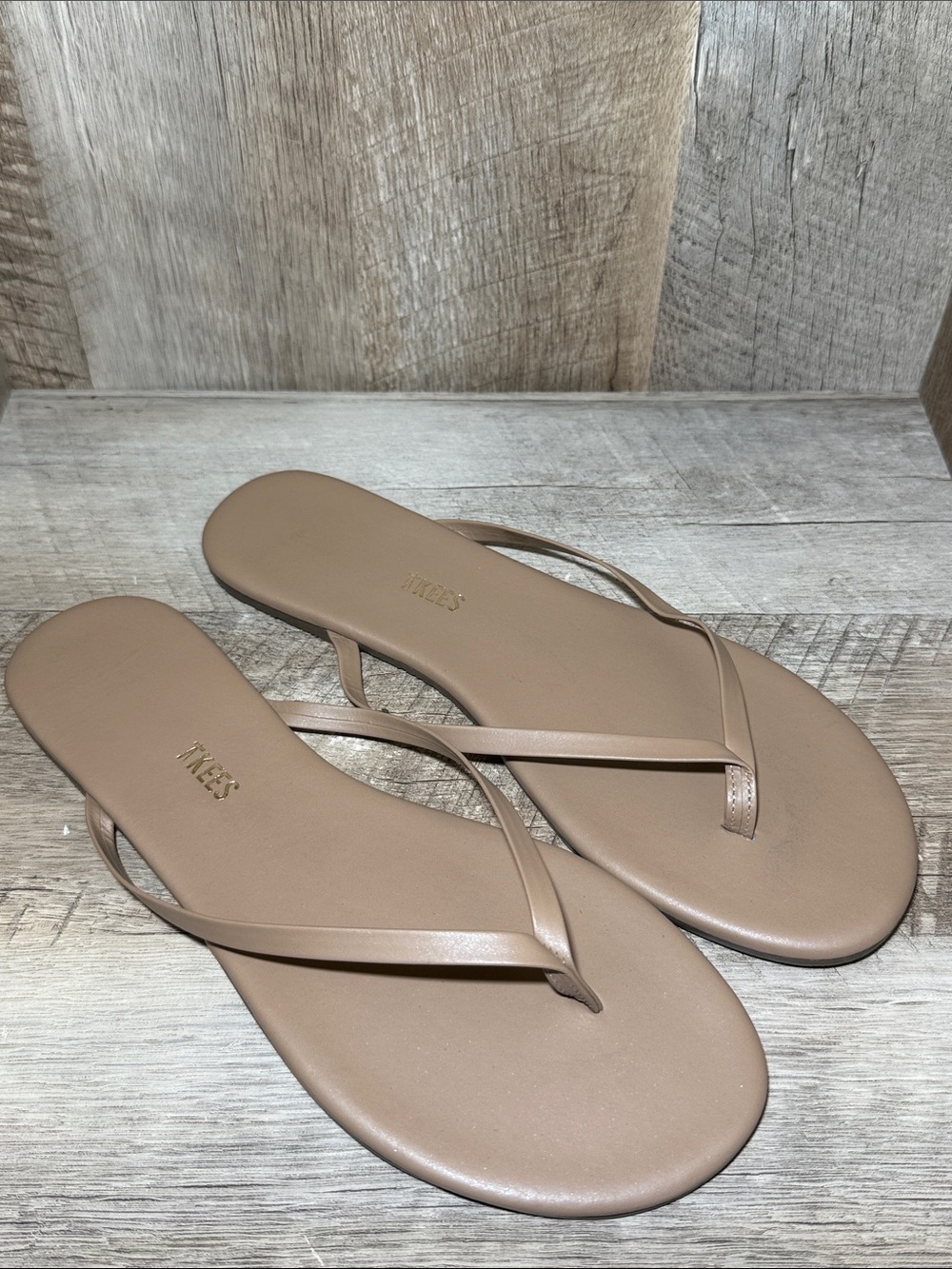 TKEES Neutral Flip Flop Sandals